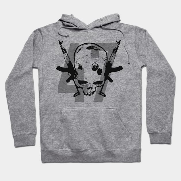 Skull 47 Hoodie by Magdrop